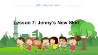 初中英语Lesson 7  Jenny's New Skirt教学课件ppt