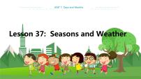 冀教版七年级上册Lesson 37  Seasons and Weather教学ppt课件