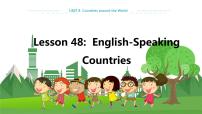 初中英语冀教版七年级上册Lesson 48  English-Speaking Countries教学ppt课件
