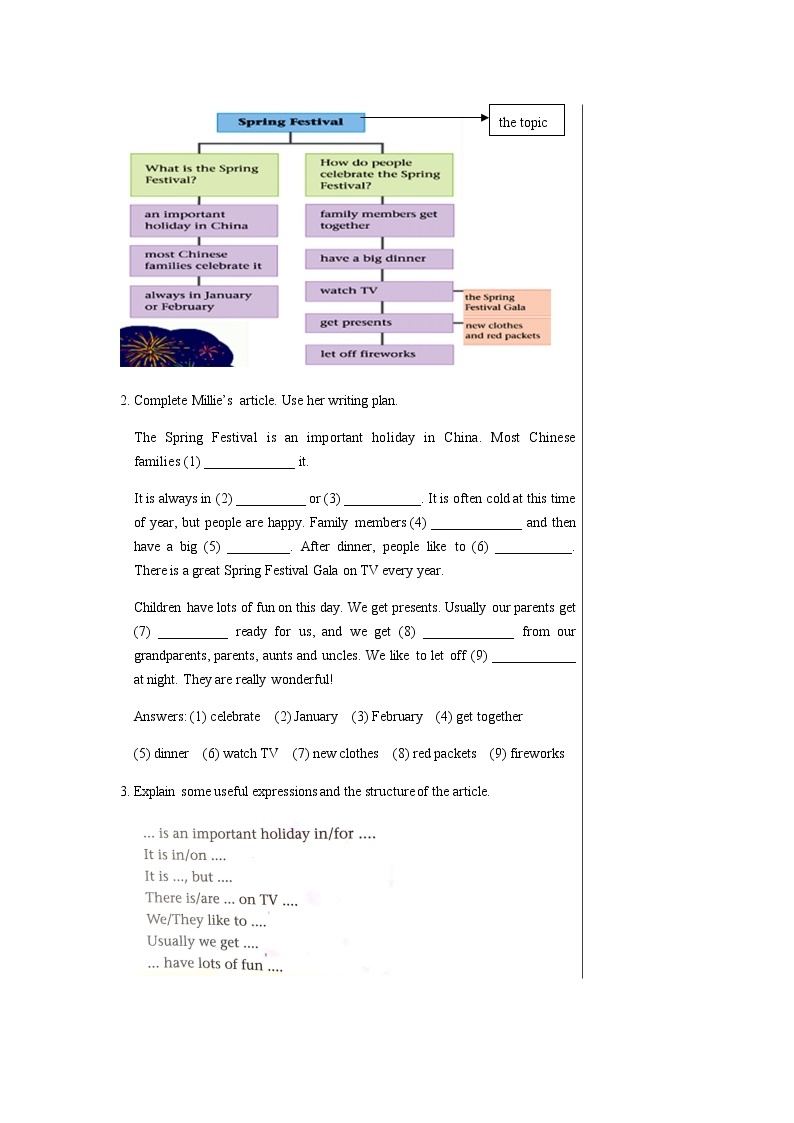 译林牛津版中学英语七年级上册Unit 5 Task教学课件+教案03