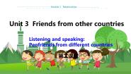 初中英语牛津上海版 (五四制)七年级上册（新版）Unit 3 Friends from other countries教学课件ppt