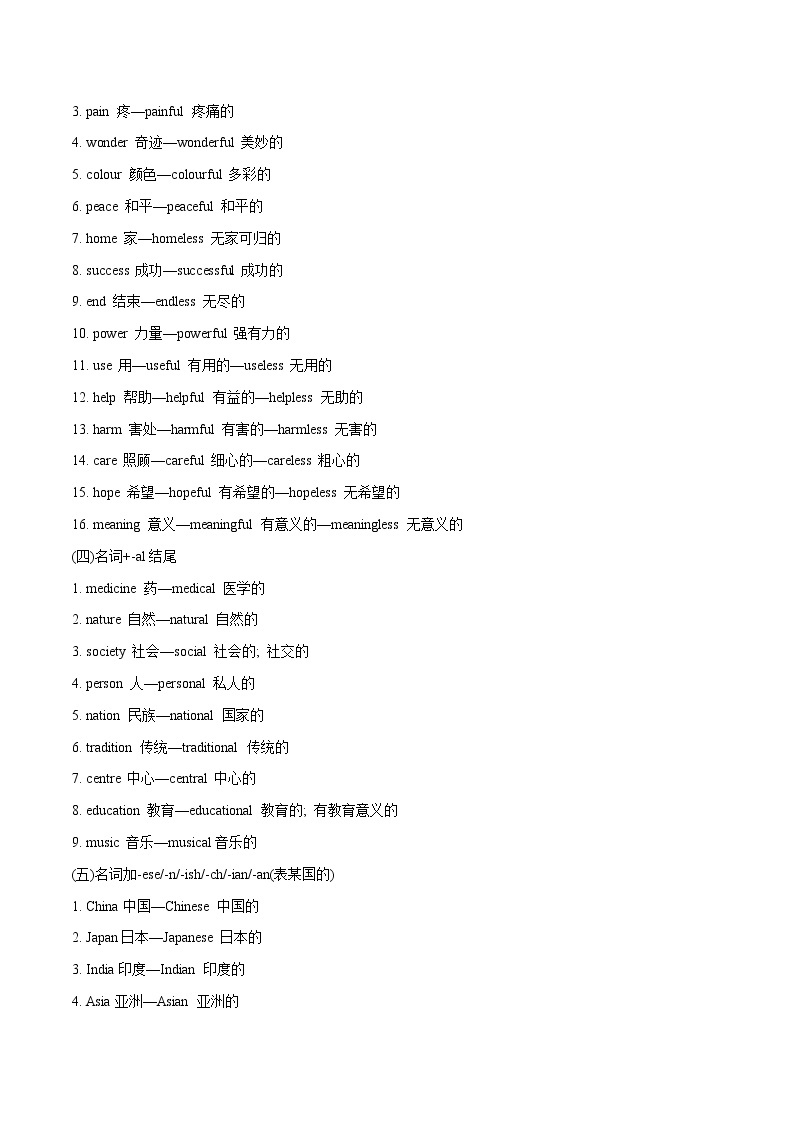 1.18 英语构词法(含PPT)-备战中考英语一轮复习语法知识+语篇能力双清(通用版)02