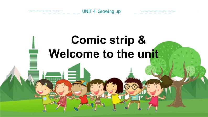 译林牛津版中学英语九年级上册Unit 4 Comic strip & Welcome to the unit教学课件+教案01