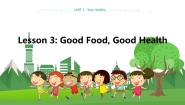 初中冀教版Unit 1 Stay HealthyLesson 3 Good Food Good Health教学ppt课件