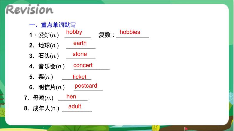 冀教版 英语八年级上 UNIT7 Unit Review 教学课件+教案04