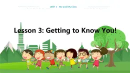 冀教版英語八上  Unit 1 Lesson 3  課件+教案