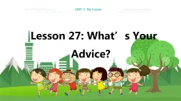 冀教版英語八上  Unit 5 Lesson 27  課件+教案