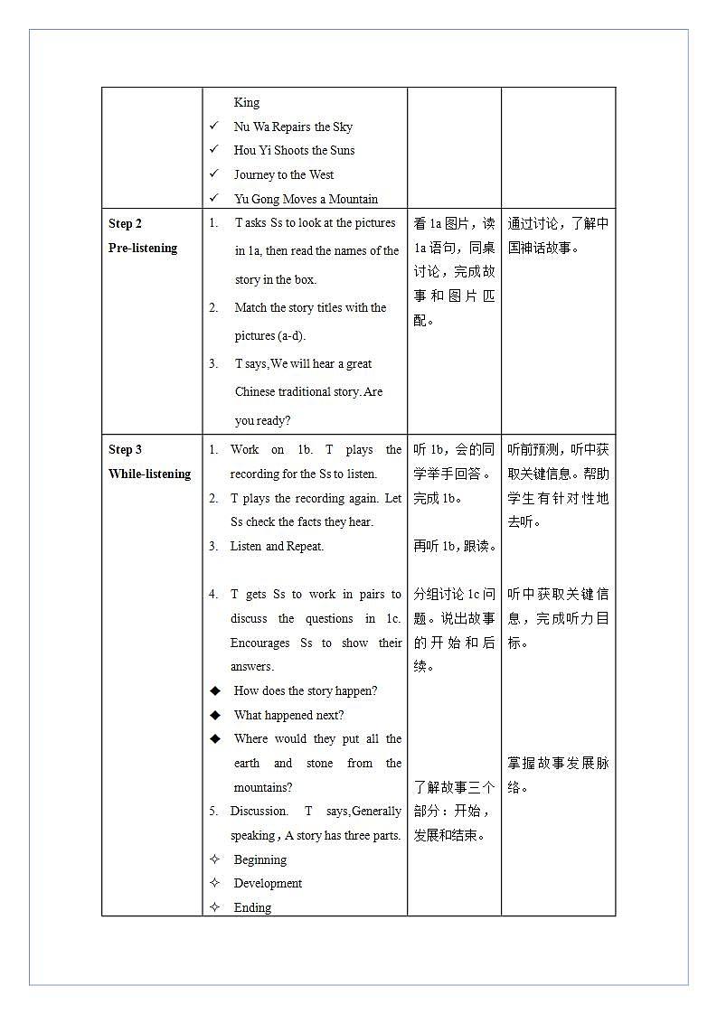 Unit 6 第1课时 Section A (1a-2d)(教学设计)第2页