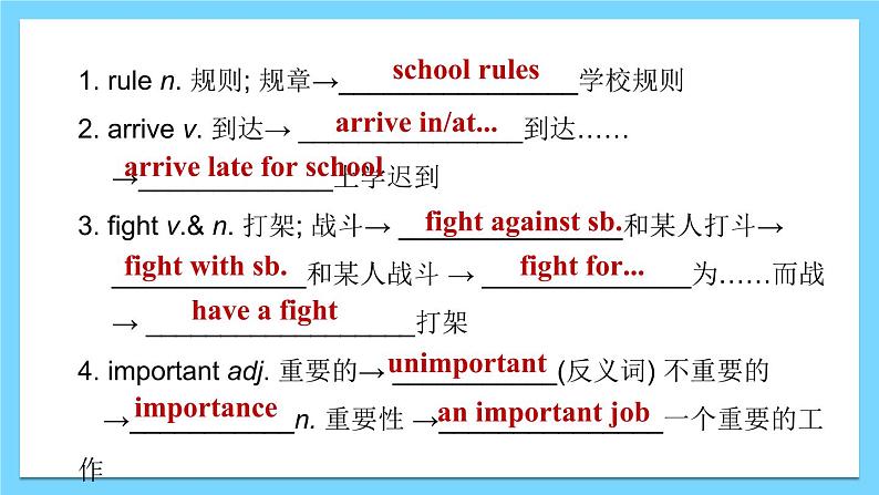 unit 4【复习课件】——2022-2023学年人教版英语七年级下册单元综合复习第3页