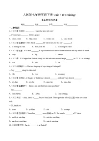 Unit 7【单元练习】——2022-2023学年人教版英语七年级下册单元综合复习(原卷版+解析版)
