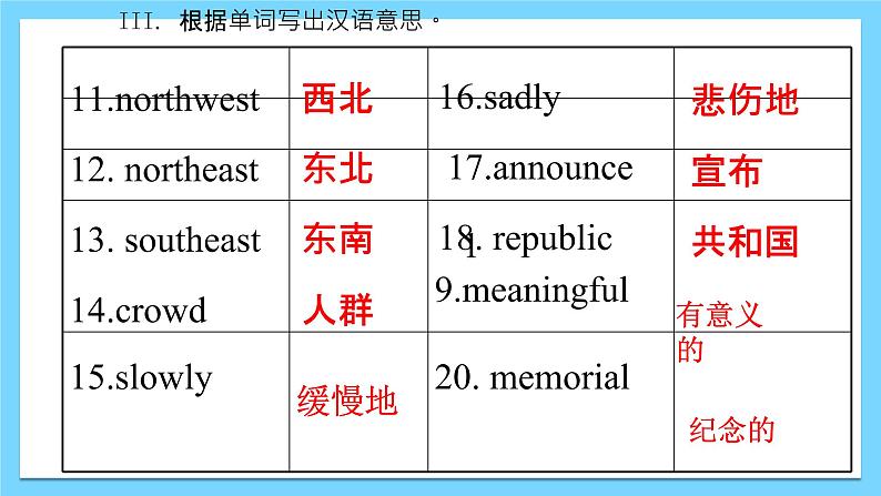 Unit 6 Topic 2【复习课件】——2022-2023学年仁爱版英语八年级下册单元综合复习第7页