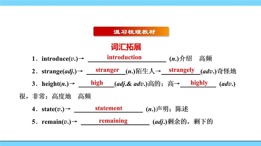 Unit 5【復習課件】——2022-2023學年仁愛版英語九年級全一冊單元綜合復習第3頁