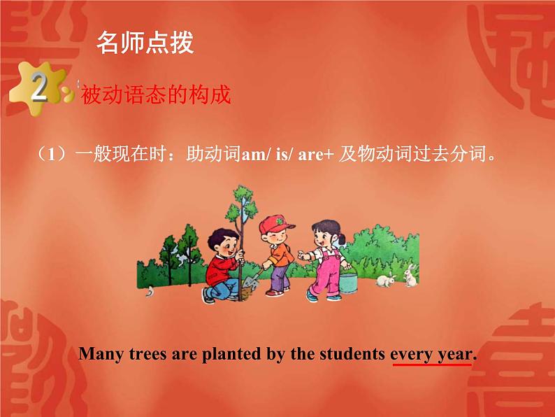 中考英语二轮复习课件:语法讲解 专题十 动词的语态(含答案)第7页