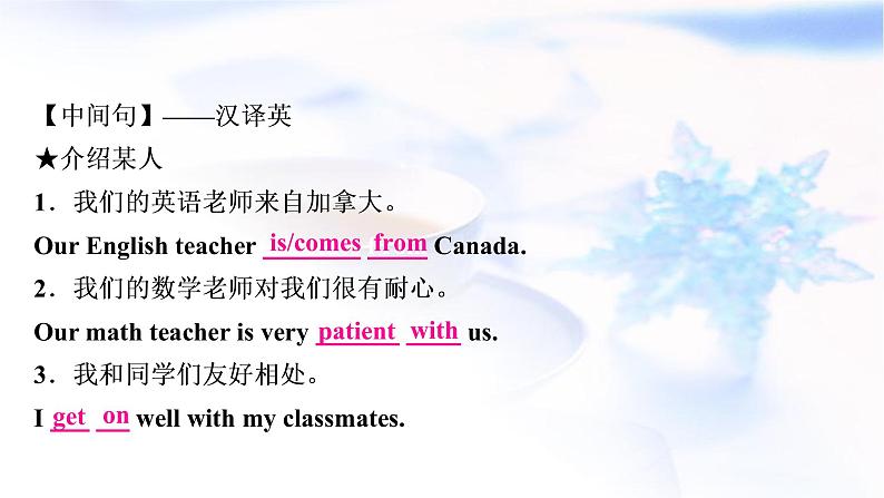 人教版中考英语复习题型专题五书面表达(2)校园生活教学课件第5页