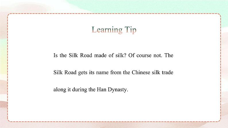 Lesson 1 A Trip to China 课件 2022-2023学年冀教版英语七年级下册第7页