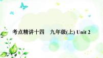 课标版中考英语复习考点精讲十四九年级（上)Unit2课件