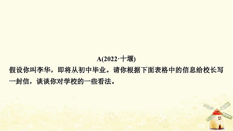 译林版中考英语复习八年级(上)书面表达专练作业课件第2页