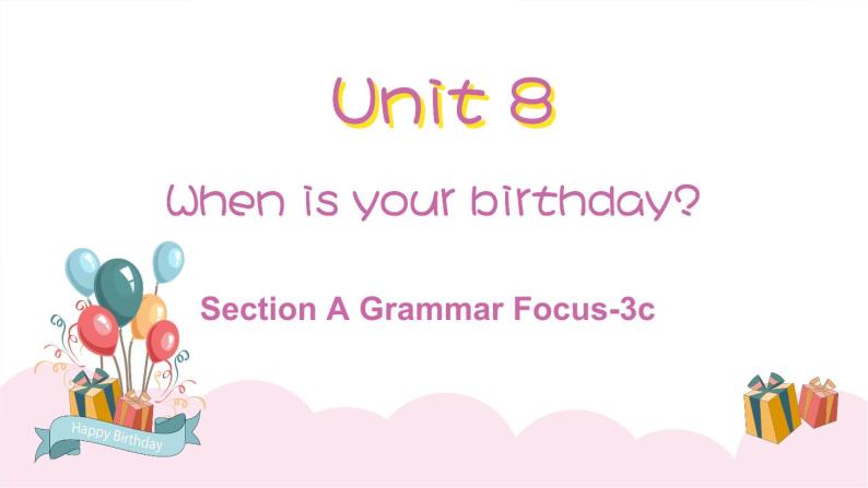 人教版七上英语  Unit 8 Section A Grammar Focus-3c  课件+教案01