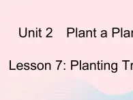 河北专用2023八年级英语下册Unit2PlantaPlantLesson7PlantingTrees作业课件新版冀教版