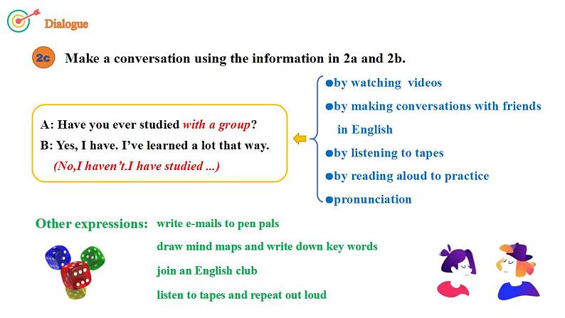 【核心素养目标】人教版初中英语九年级全册 Unit 1 How can we become good learners SectionA 2a—2d 课件+教案+同步分层练习(含反思和答案)06