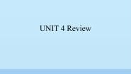 教科版（五四学制）八年级上册Unit 4  Review图片课件ppt