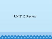 初中英语教科版（五四学制）八年级上册Unit 12  Review课文内容ppt课件