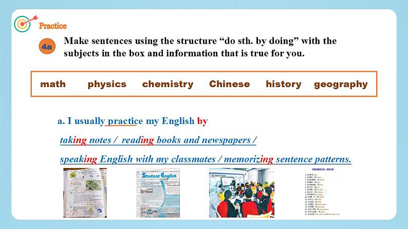 【核心素养目标】人教版初中英语九年级全册 Unit 1 How can we become good learners SectionA Grammar Focus课件+教案+同步分层练习(含反思和答案)07