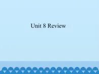 教科版（五四学制）英语七年级下册 Unit 8 Review    课件