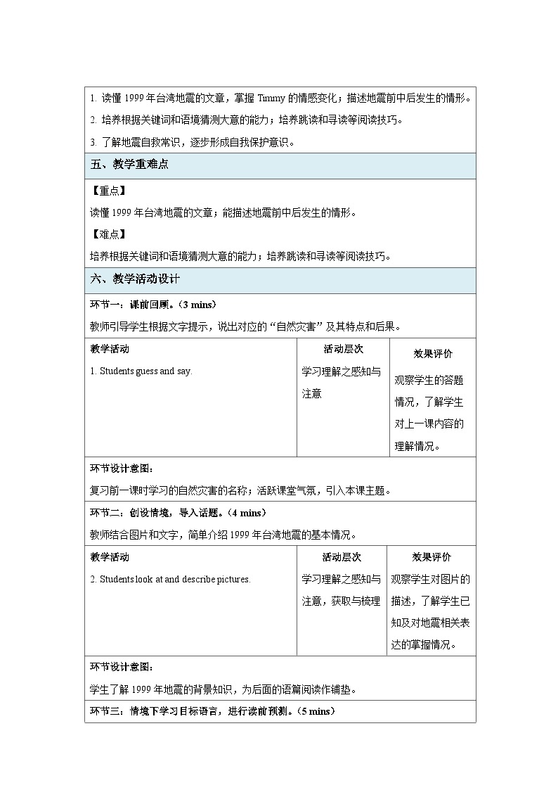 牛津译林版八年级英语上册Unit 8 Reading (I) 示范课教学设计02