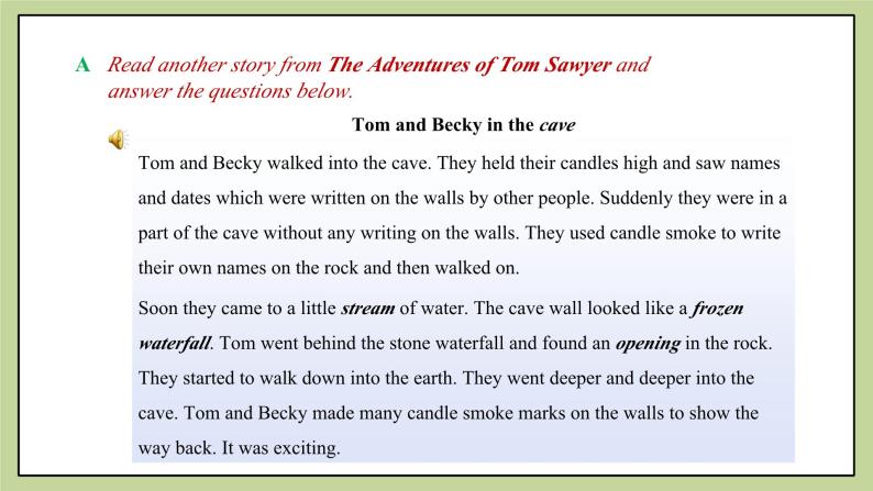 牛津版（深圳&广州）英语九年级上册7.5 Unit 7 The adventures of Tom Sawyer More practice（课件）04