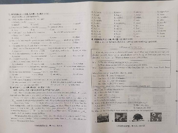 河北省石家庄市藁城区2022-2023学年八年级下学期期末考试英语试题02