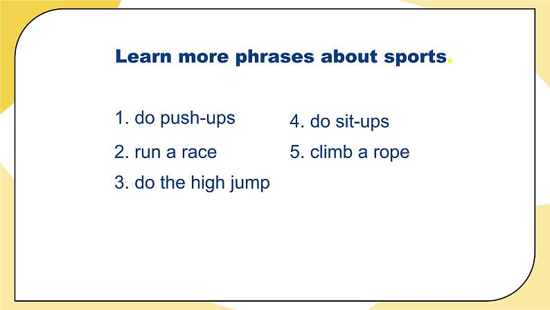北师大版英语8年级上册 U3 Lesson 7 Time to Exercise 1 PPT课件第4页