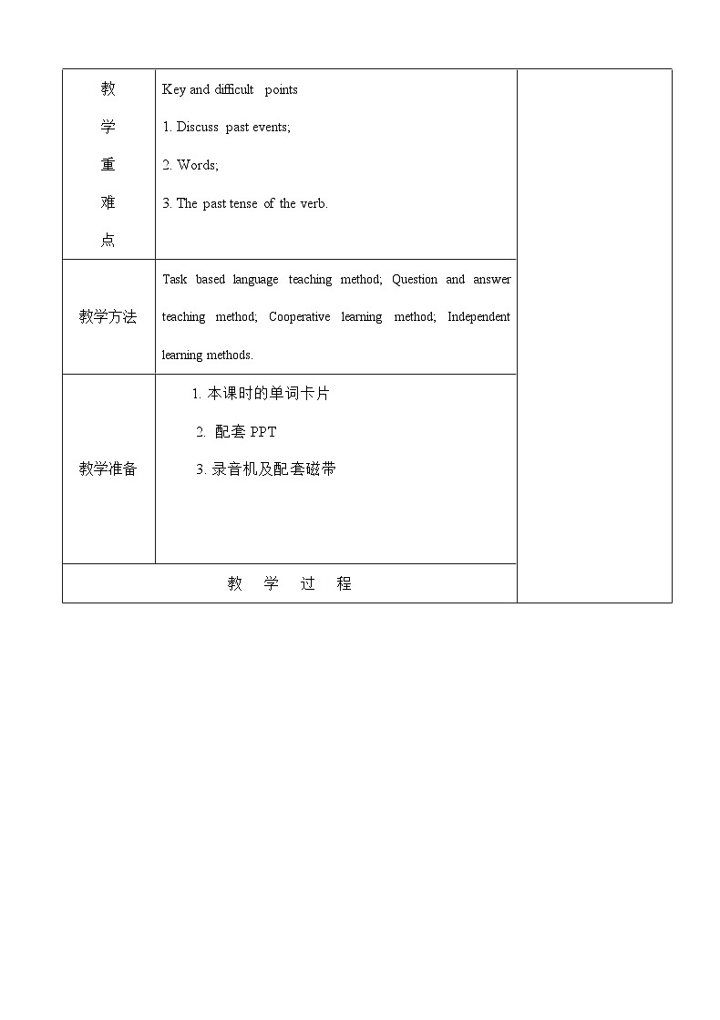 人教版七年级英语下册 Unit 11 How was your school trip Section A 1a-2d 教案第2页