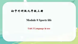 Module 8 Unit 3——课件 外研版九年级英语上册