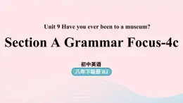 Unit9 Have you ever been to a museum第3课时SectionA Grammar Focus-4c课件（人教新目标版）