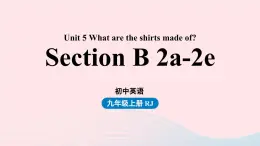 Unit5 What are the shirts made of第5课时SectionB 2a-2e课件（人教新目标版）