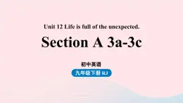 Unit12 Life is full of the unexpected第2课时SectionA 3a-3c课件（人教新目标版）