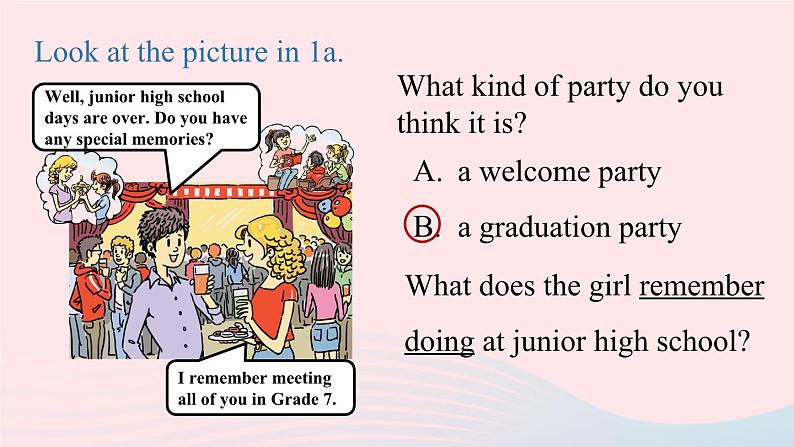 Unit14 I remember meeting all of you in Grade 7第1课时SectionA1a-2d课件(人教新目标版)第7页