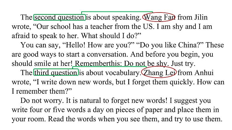 Module 1 How to learn English Unit 2(课件+素材) 2023-2024学年外研版英语八年级上册07