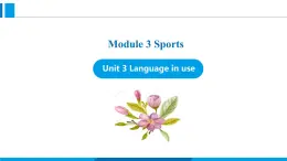 Module 3 Unit 3 Language in use（课件）外研版英语八年级上册