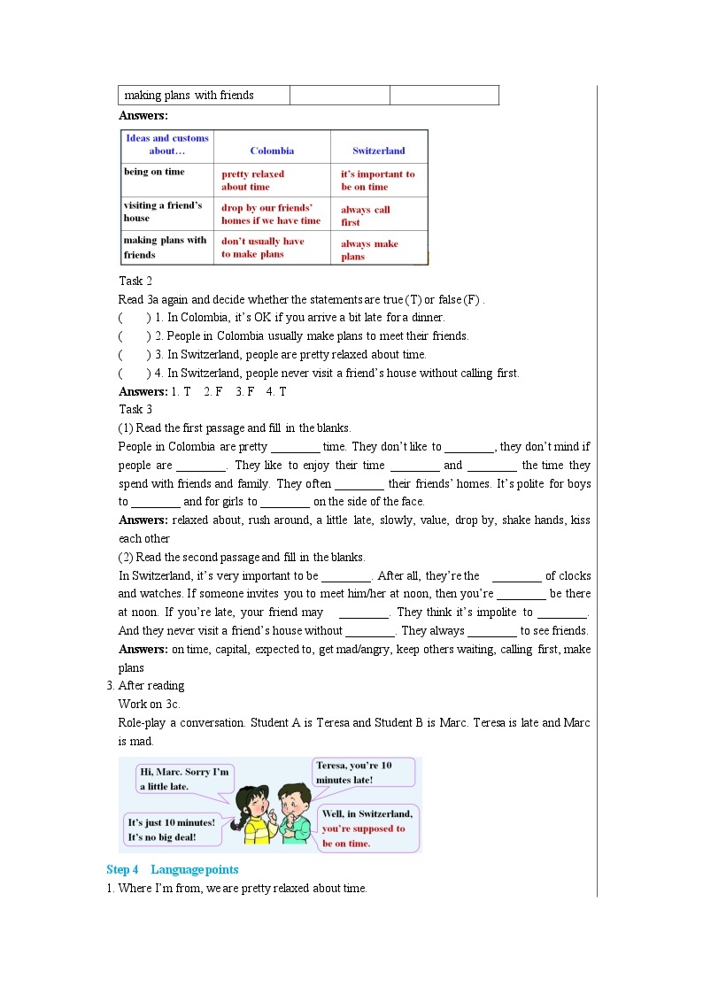 人教版英语九年级下册UNIT 10 Section A (3a-4c)（第2课时）课件+教案+练习03