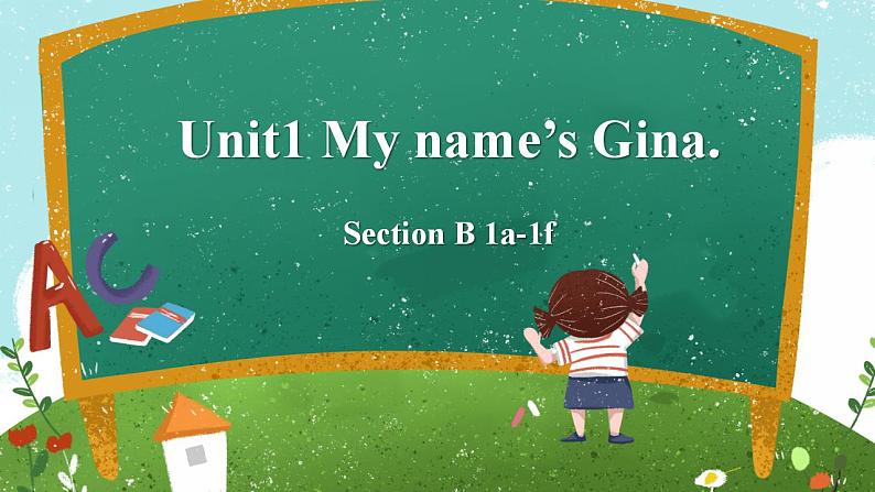 人教新目标初中英语七年级上册 Unit 1 Section B 1a-1f 课件01
