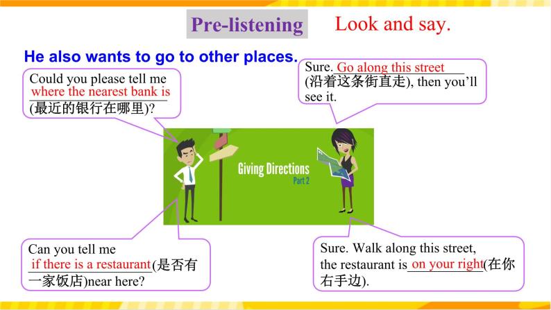 人教新目标版英语九年级Unit3《 Could you please tell me where the restrooms are Section B 1a-1e》课件+练习+音视频05