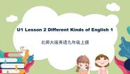 初中北师大版Unit 1 LanguageLesson 2 Different Kinds of Language优秀课件ppt