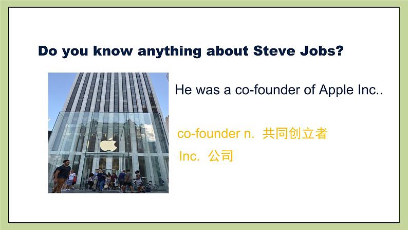 北师大版英语9年级上册 U6 Lesson 18 Steve Jobs 1 PPT课件第3页