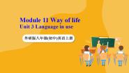 初中英语外研版 (新标准)八年级上册Module 11 Way of lifeUnit 3 Language in use .优质课课件ppt