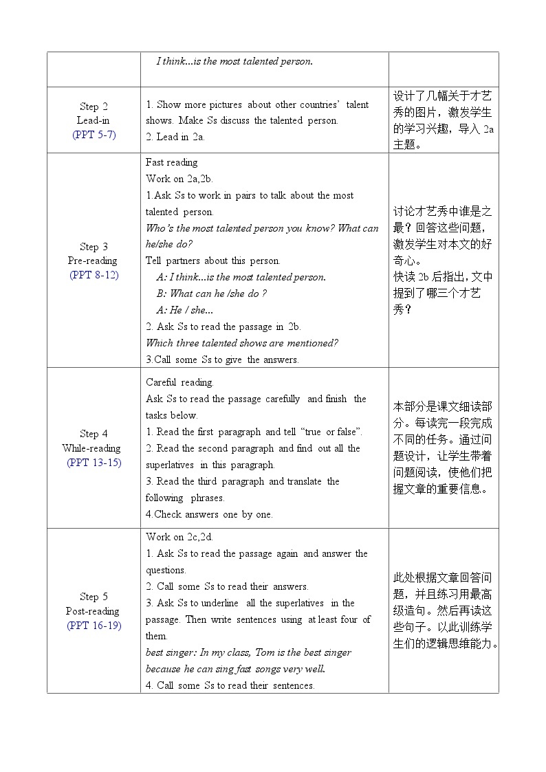 人教版八上英语 Unit 4 Section B 2a-2e 教案02