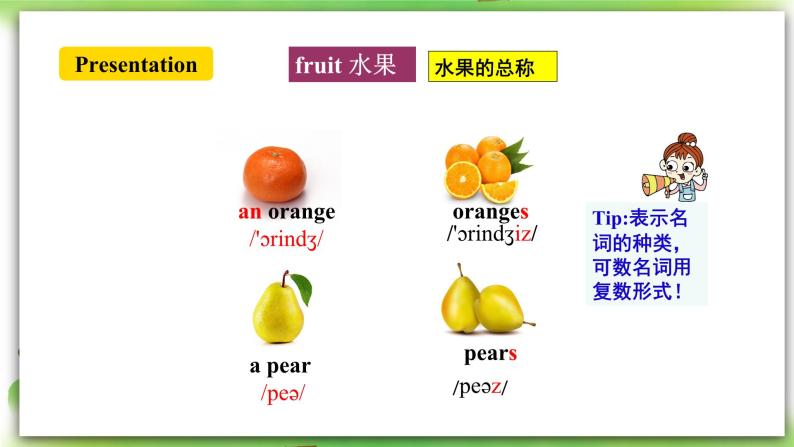 人教版新目标英语七上 Unit6 Do you like bananas ？SectionA (1a-2c ) 课件+导学案+音视频05