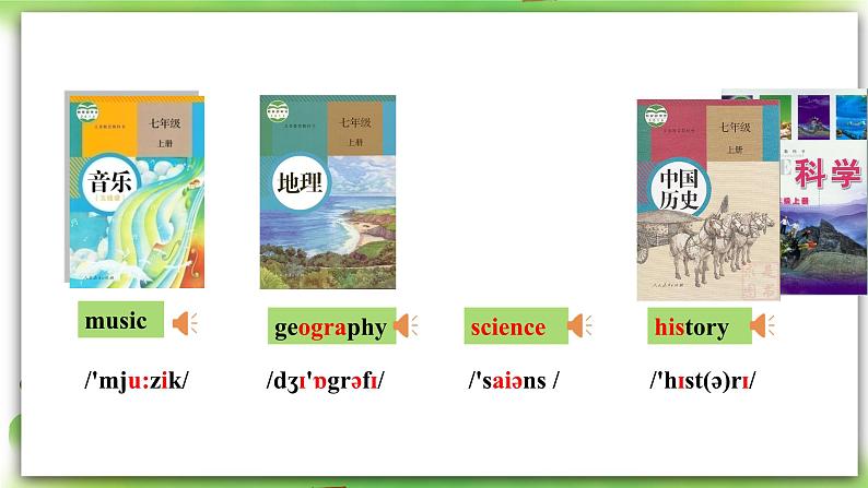 人教版新目标英语七上 Unit 9 My favorite subject is science. SectionA (1a-2c ) 课件+导学案+音视频04