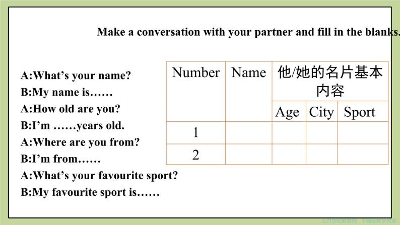 Module 1 Unit 2 I’m Wang Ling and I'm thirteen years old(课件+教案+练习）02